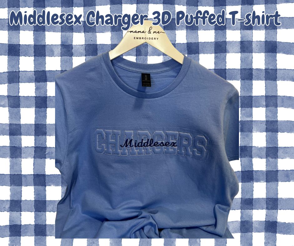 Middlesex Charger 3D Puffed TShirt
