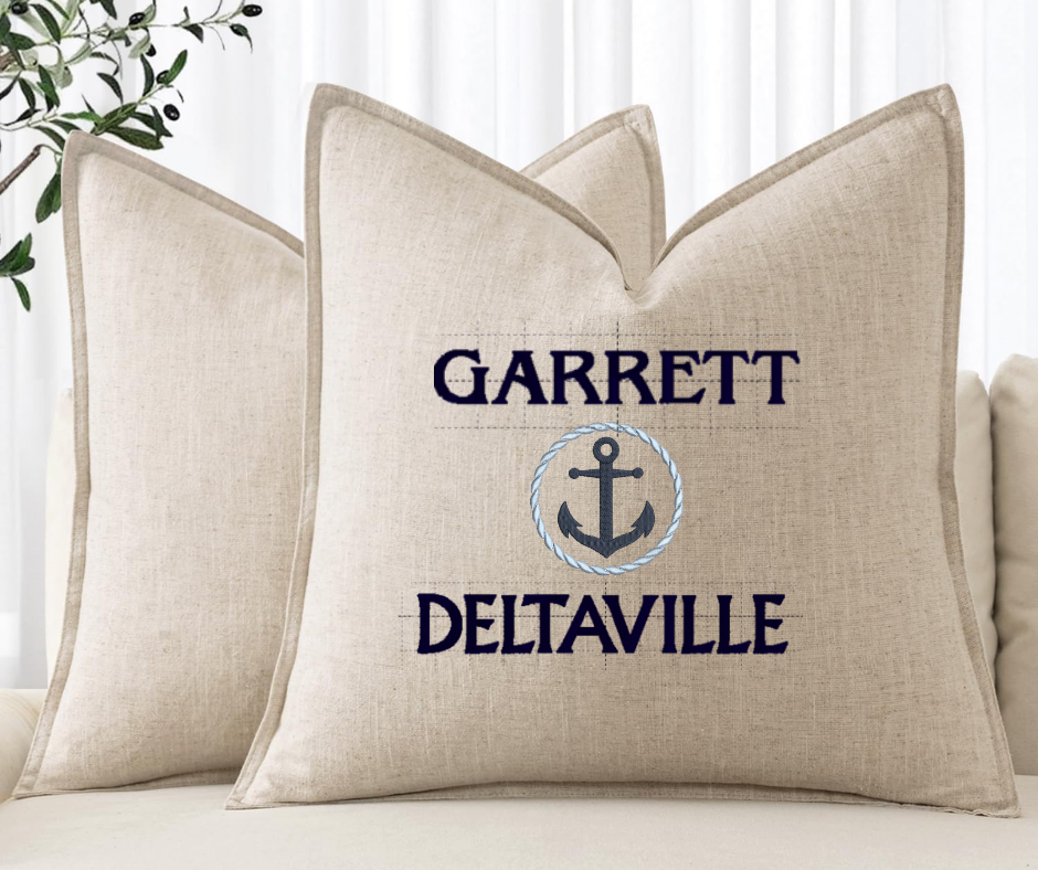 Anchor Pillow Cover