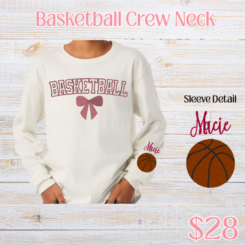 Basketball youth Crew Neck