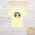 Boys Easter Shirt with Monster Truck