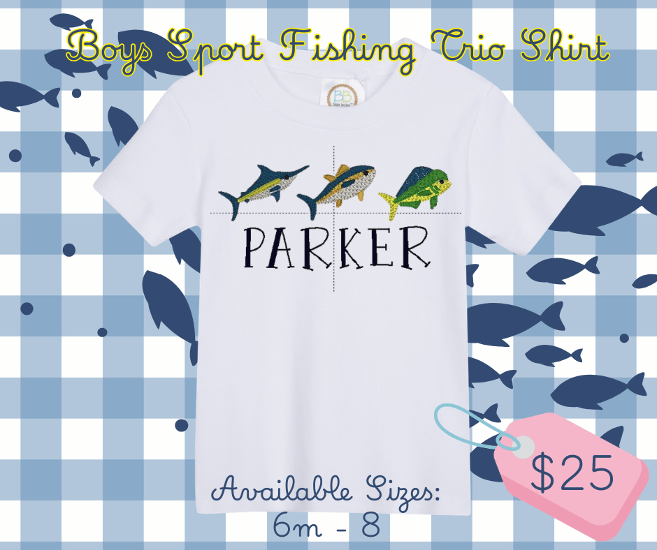 Sport Fishing Trio Boys Shirt