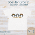 Boys Short Sleeve Monster Truck Shirt