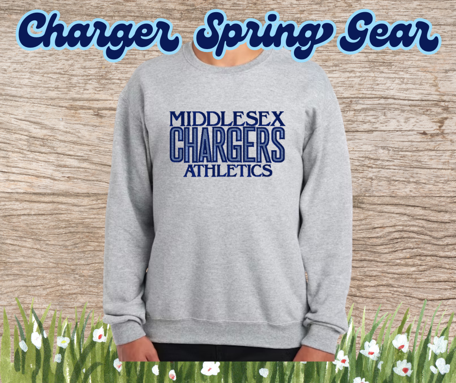 Middlesex Chargers Filled Stitch Crewneck Sweatshirt