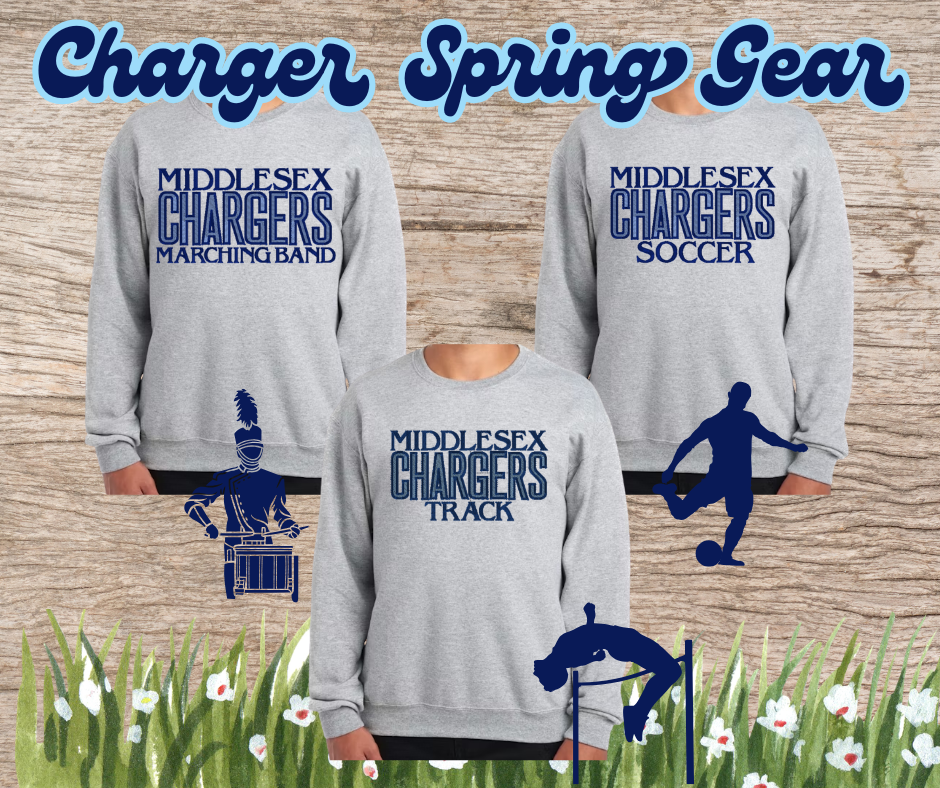 Middlesex Chargers Filled Stitch Crewneck Sweatshirt