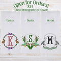 Crest Tea Towel