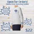 Custom Dog Crew Neck with Sleeve Detail