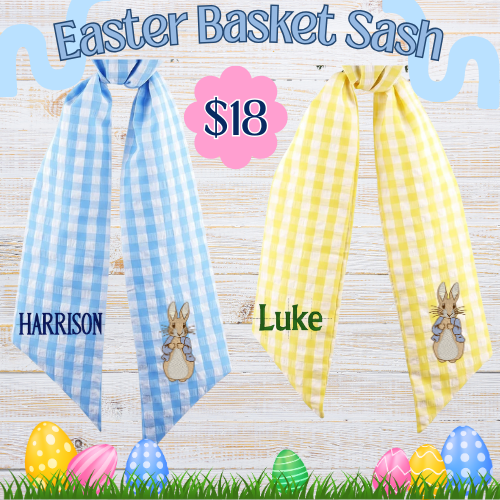 Easter Basket Sash