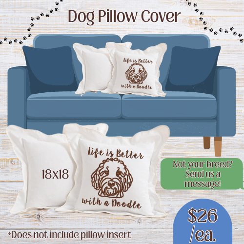Dog Decorative Pillow Cover