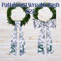 Patterned Wreath Sash