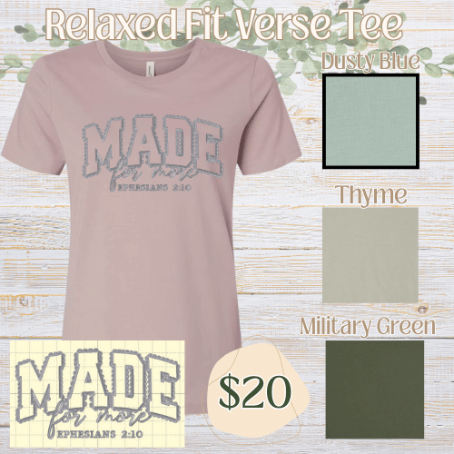 Made for More Bible Verse T-Shirt