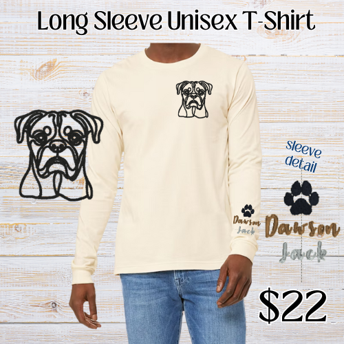 Custom Dog Long Sleeve T-Shirt